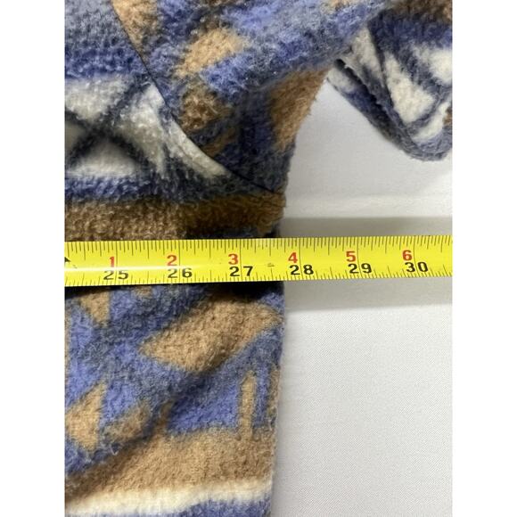 Vintage G4000 Southwestern Aztec Fleece Jacket Plus Size 22W Boho Style - Picture 9 of 10